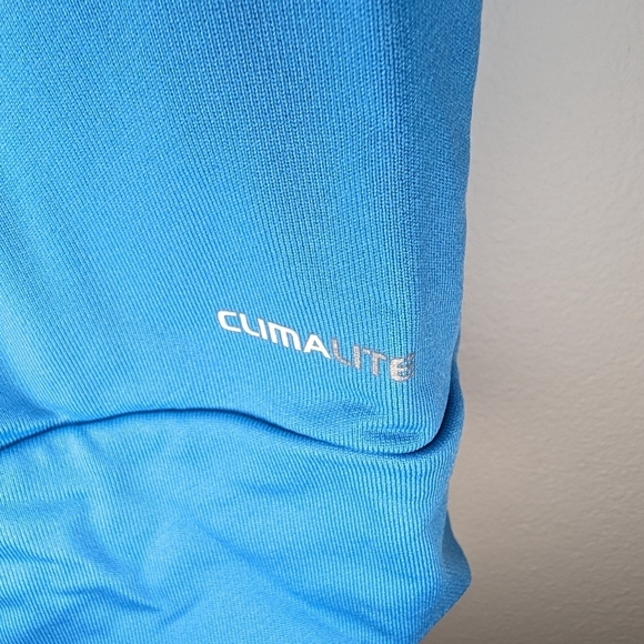 ADIDAS Vintage Retro Mens Tennis Warmup Striped Jacket Bright Blue Lime White XL - Picture 4 of 9